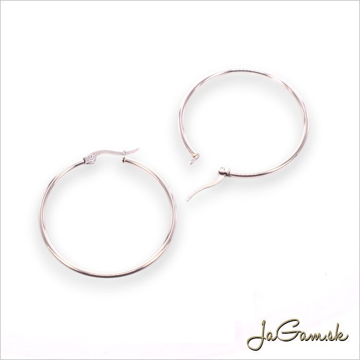 Kruhové náušnice CHIRURGICKÁ OCEĽ 19mm, 2ks (CH1763)